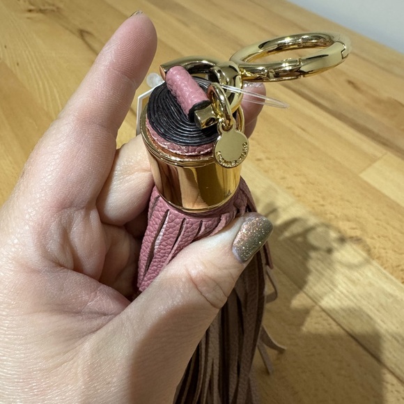 Michael Kors Shades of Pink Tassel Keychain Charm - Picture 5 of 7